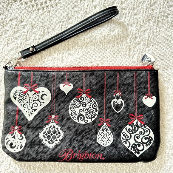 Brighton Collection “Love Notes” Wristlet Bag With Christmas Ornament Design - Picture 2 of 6